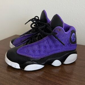 Unisex Pre-School Kids Nike Air Jordan 13 Retro (PS) Court Purple 10.5C Shoes